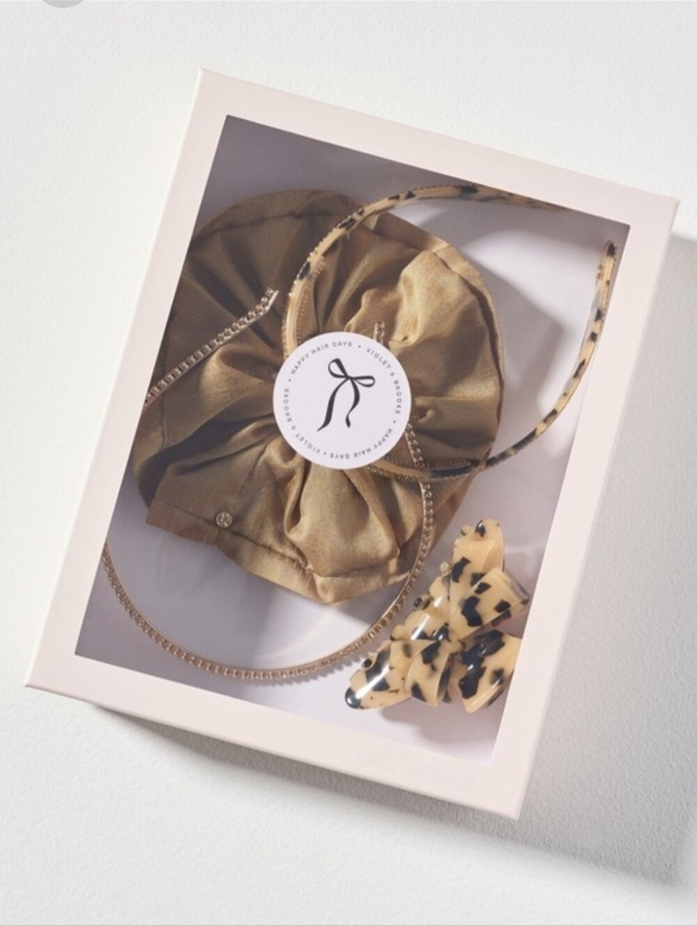 Anthropologie Violet & Brooks Everyday Essentials Hair Accessory Gift Box